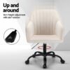 Fauteuil de Bureau Crème – Image 4