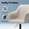 Fauteuil de Bureau Crème – Image 3